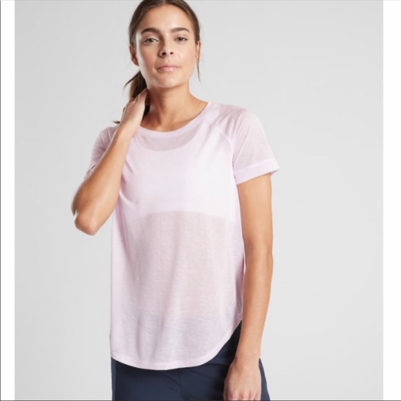 Athleta Tops - Athleta Vapor Short Sleeve Tee Lilac Medium